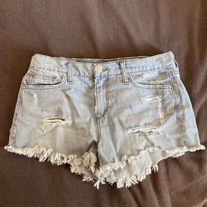Joes Jeans gray distressed shorts size 28